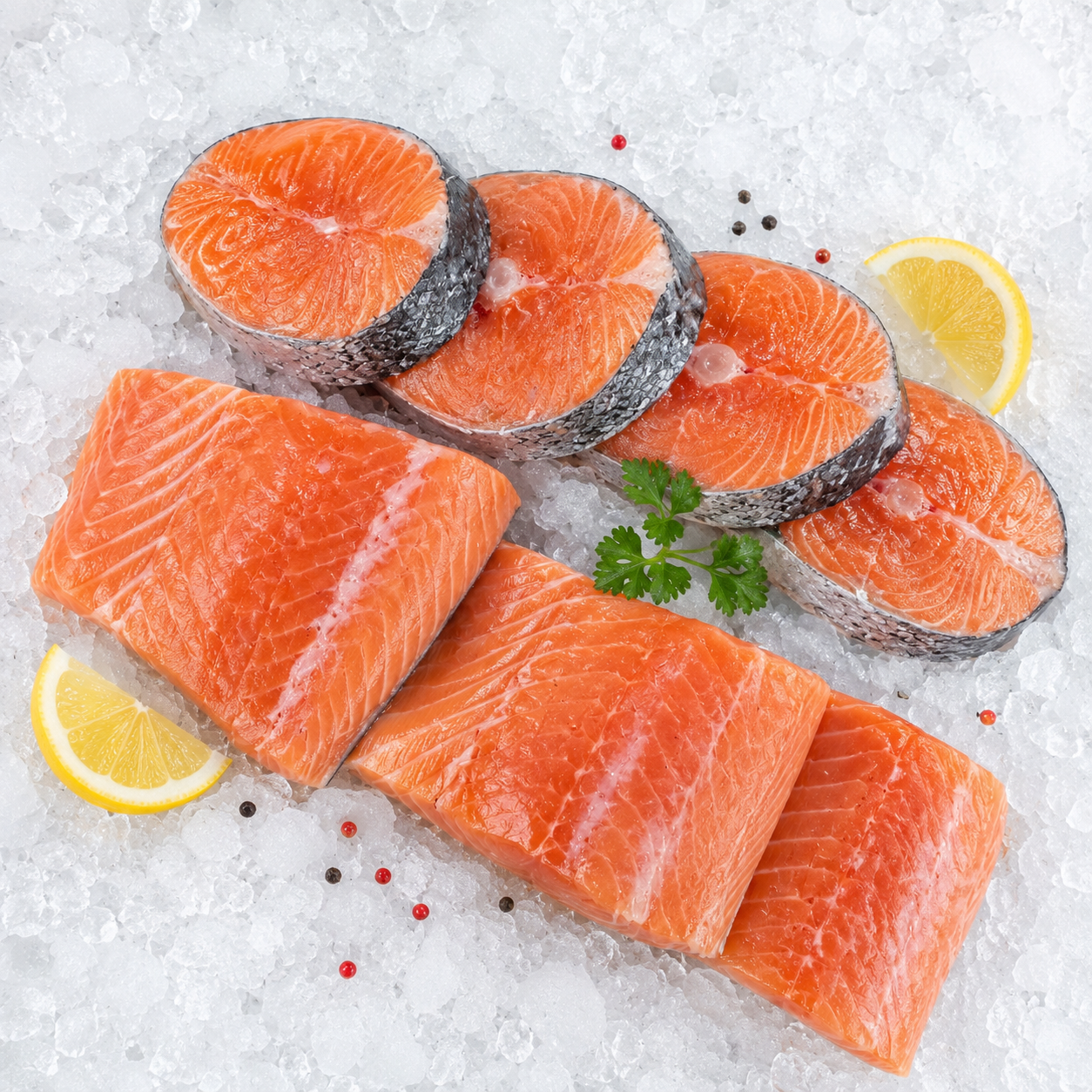 Salmon de cierre (fresco)(rodaja y filete) 24,90-27,90 €/Kg